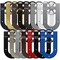 Ekena Millwork Premium Wagon Wheel Horseshoe Roller Hanger w/ Bolts for Barn Door for 1 3/8" Doors, Black GB60013R2WBL - alternate 5
